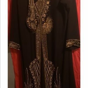 Rhinestones gown heart-shapes diamond